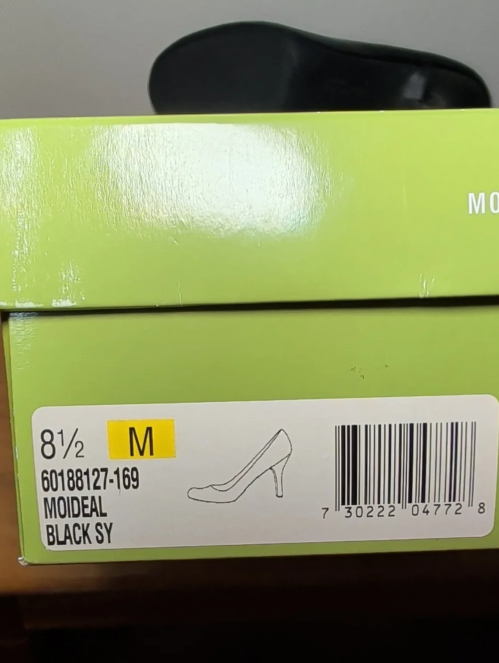 Mootsies Tootsies Moideal Black Classic Pump Heels Round Toe Women's Size 8.5